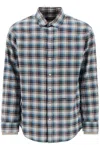 DSQUARED2 MULTICOLOR CHECK SHIRT WITH LAYERED SLEEVES FOR MEN FOR SS24
