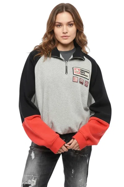 Dsquared2 Multicolor Colour Block Sweatshirt