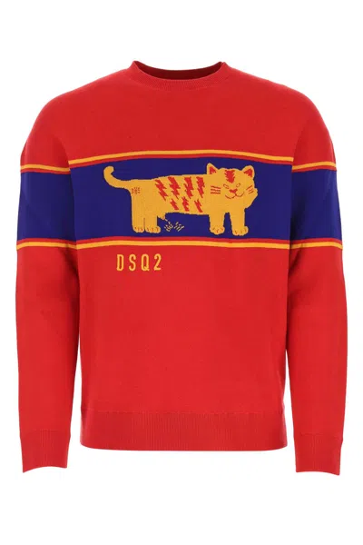 Dsquared2 Sweaters In Multicolor