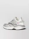 Dsquared2 Multicolor Dash Sneakers In Polyester Blend And Mesh In White