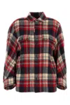 Dsquared2 Dsquared Woman Embroidered Flannel Dean Shirt In Multicolor