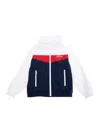 Dsquared2 Kids' Multicolor Jacket With Fixed Hood And Logo Lettering On The Front In Cotton Stretch Boy
