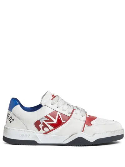 DSQUARED2 MULTICOLOR LOW TOP SNEAKERS