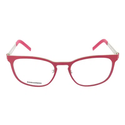 Dsquared2 Multicolor Metal Glasses (frames) In Pink