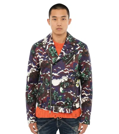 Dsquared2 Multicolor Notched Lapel Jacket