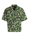 Dsquared2 Botanical-print Short-sleeved Shirt In Multicolor