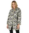 Dsquared2 Multicolor Printed Trench Coat In Multi