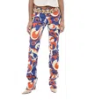 Dsquared2 Multicolor Regular Flat Front Pants In Multi