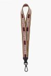 Dsquared2 Multicolor Striped Neck Keyring With Embossed Logo