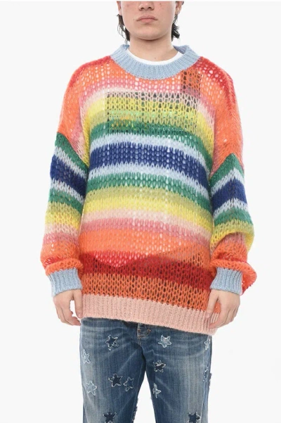 Dsquared2 Multicolour Openwork Crewneck
