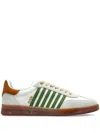 Dsquared2 Multicolour Sneakers With Lace-up Front In Gray
