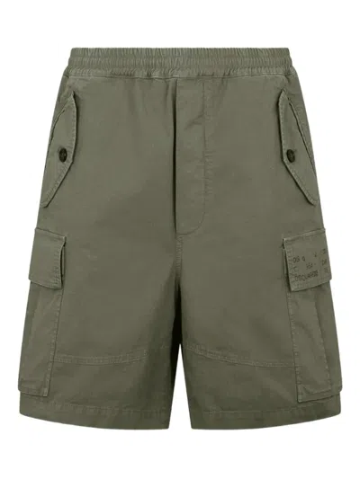 Dsquared2 Multiple-pocket Cargo Shorts In Gray
