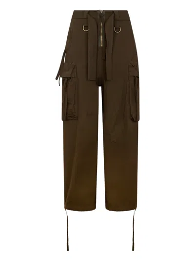 Dsquared2 Multi-pocket Cargo Pant In Brown