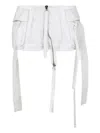 Dsquared2 Multipocket Cargo Shorts In White