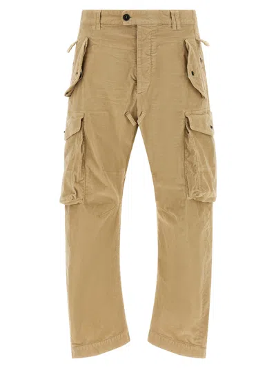 Dsquared2 Multipocket Pants In Beige
