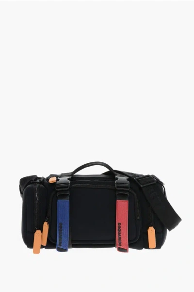 Dsquared2 Multipocketed Neoprene Crossbody Bag