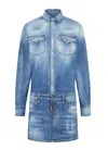Dsquared2 Dress In Blue