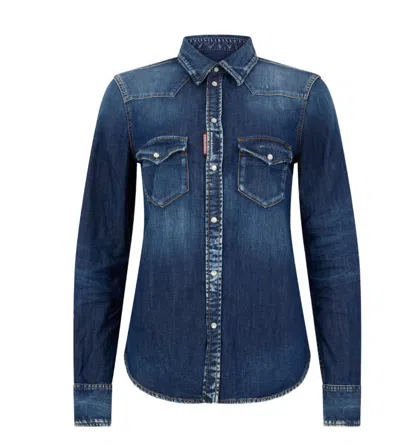 Dsquared2 Shirt In Blue