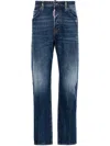 Dsquared2 Cool Guy Blue Jeans With Faded Effect In Denim Man In Navy Blue
