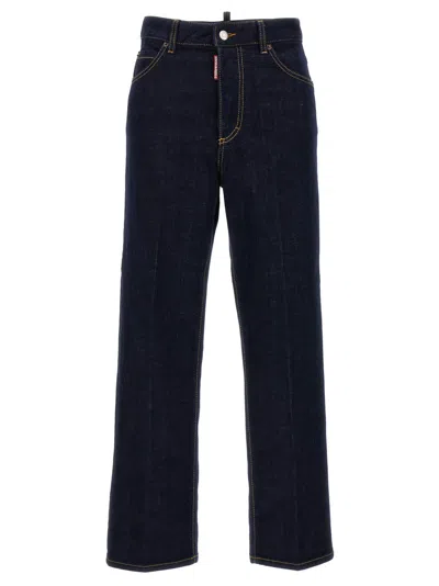 DSQUARED2 NAVY BLUE BOSTON JEANS