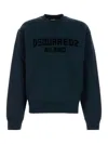 Dsquared2 Dsquared Midnight Blue Cotton Sweatshirt In Black