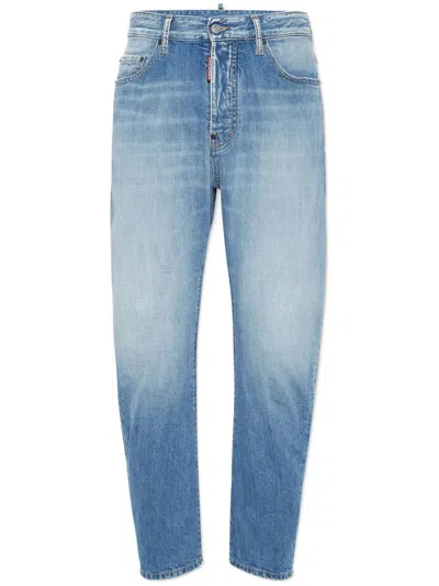 Dsquared2 Navy Blue Cotton Pants