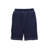 Dsquared2 Navy Blue Cotton Relax Fit Bermuda Shorts