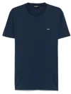 Dsquared2 Navy Blue Cotton T-shirt In Blue