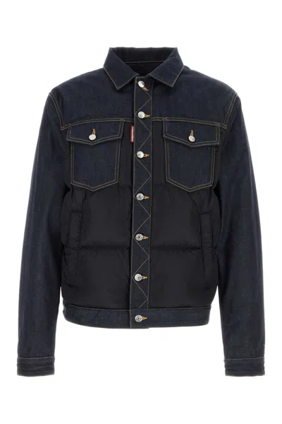 DSQUARED2 NAVY BLUE DENIM JACKET