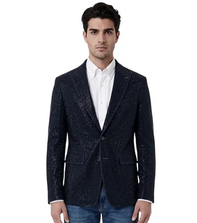 Dsquared2 Navy Blue Embellished Blazer
