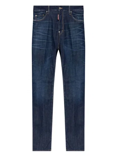 DSQUARED2 NAVY BLUE JEANS '642'