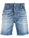 Dsquared2 Denim Shorts In Blue