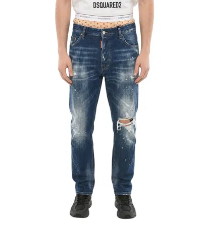 Dsquared2 Navy Blue Regular Jeans