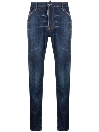 Dsquared2 Navy Blue Slim-fit Jeans