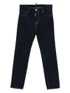 Dsquared2 Dsquared Men Jeans With Logo Application In Blue
