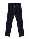 Dsquared2 Dsquared Men Jeans With Logo Application In Blue