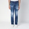 Dsquared2 Dsquared Men Slim Jeans With A Lived-in Effect In Blue