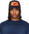 Dsquared2 Navy Canadian Patch Baseball Cap In Blue