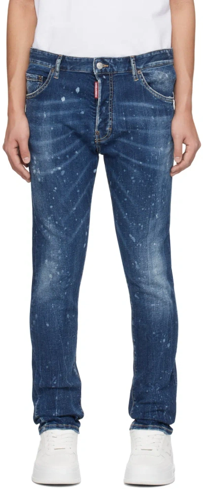 Dsquared2 Navy Cool Guy Jeans In 470 Navy Blue
