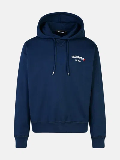 Dsquared2 Navy Cotton Sweatshirt