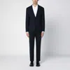Dsquared2 Prinstriped Single Breasted 3 Pieces Suit With Flap Pockets In Blue