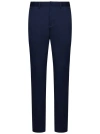DSQUARED2 NAVY STRETCH COTTON SLIM-FIT TROUSERS