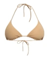 Dsquared2 Neck-hanging Swimsuit Top In Nude