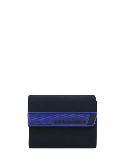Dsquared2 Neck Wallet In Nero