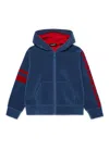 Dsquared2 Neoprene Hoodie In Blue