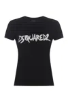 DSQUARED2 DSQUARED2  T-SHIRTS AND POLOS BLACK
