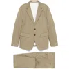 Dsquared2 Single-breasted Suit In Brown