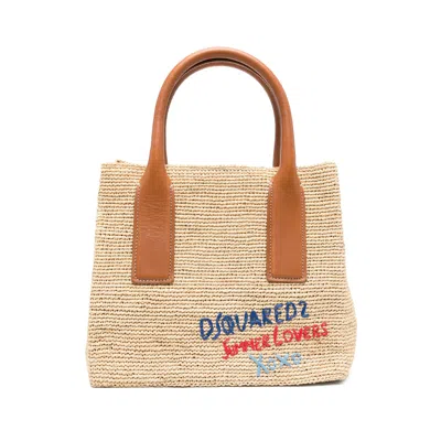 Dsquared2 Neutrals Tote Bags Women In White