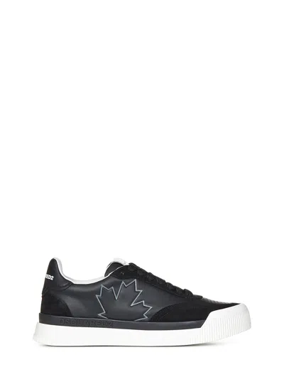 Dsquared2 New Jersey Sneakers In Black