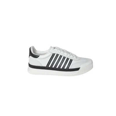Dsquared2 New Jersey Sneakers In White Leather